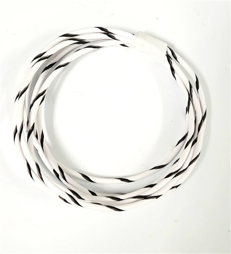 GXL 14 AWG AUTOMOTIVE WIRE WHITE W/ BLACK STRIPE