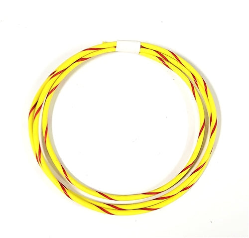 GXL 14 AWG AUTOMOTIVE WIRE YELLOW W/ RED STRIPE