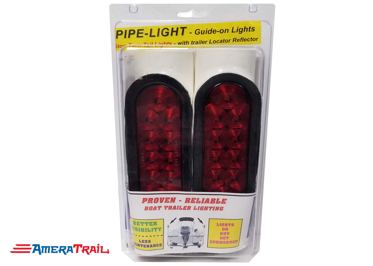 LED Guidepost Lights Fits 2" PVC Posts- Pipe Light Guide on Lights