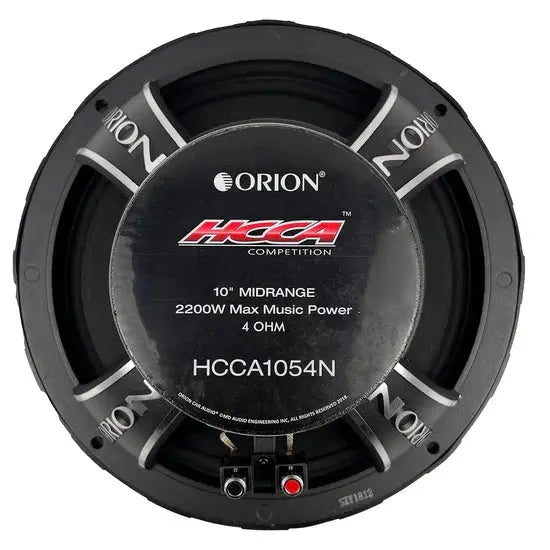 Orion HCCA1054N 10" 550W RMS Neodymium Midrange Speakers (Single)
