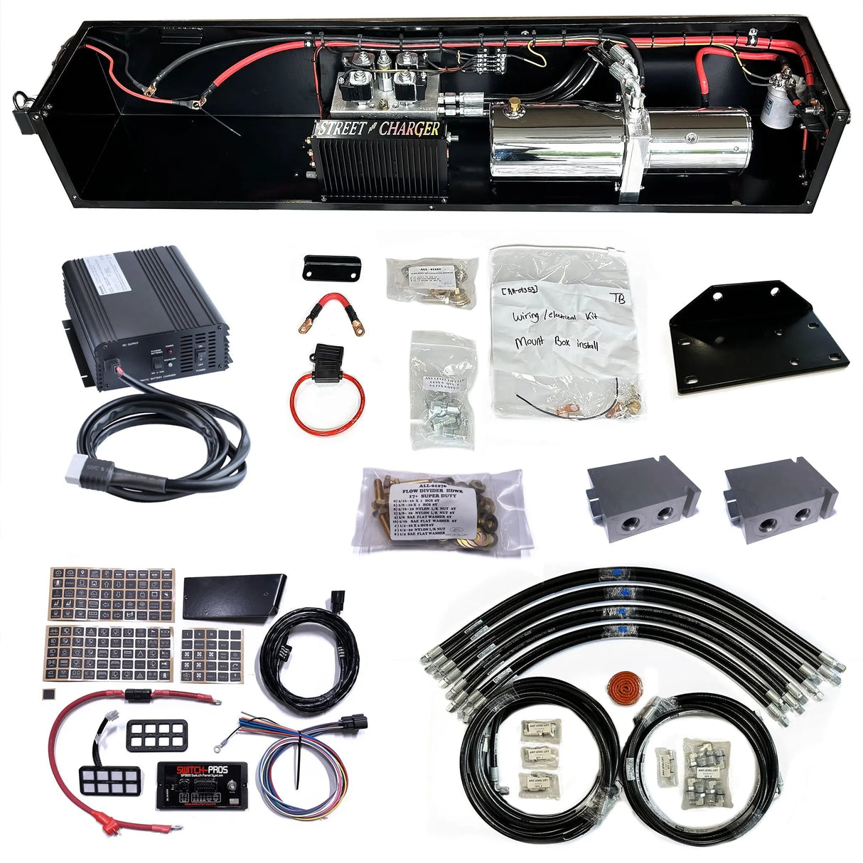 Hydraulic Control Package - Any Level Lift: F-250/F-350, Single Rear Wheel Any Level Lift