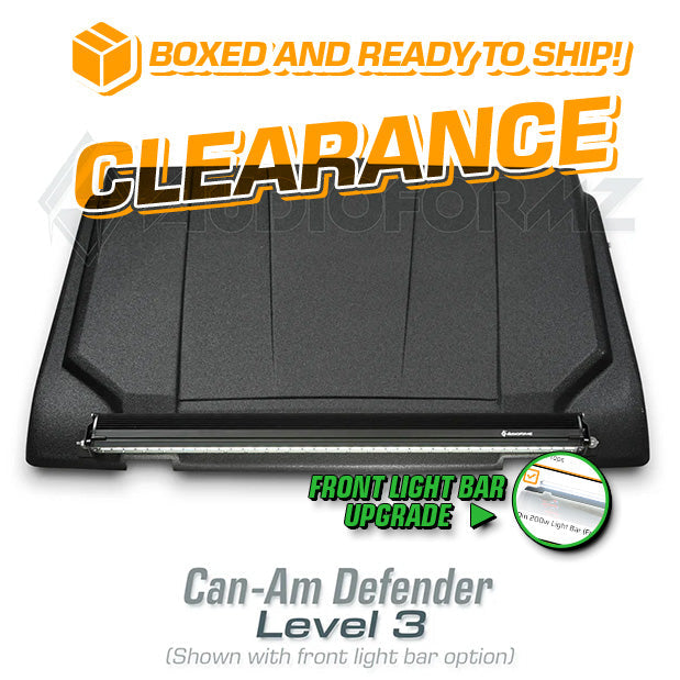 2016+ Can-Am Defender LEVEL 3 Stereo Top with Light Bar (2-Door, HD7-HD10) Can-Am