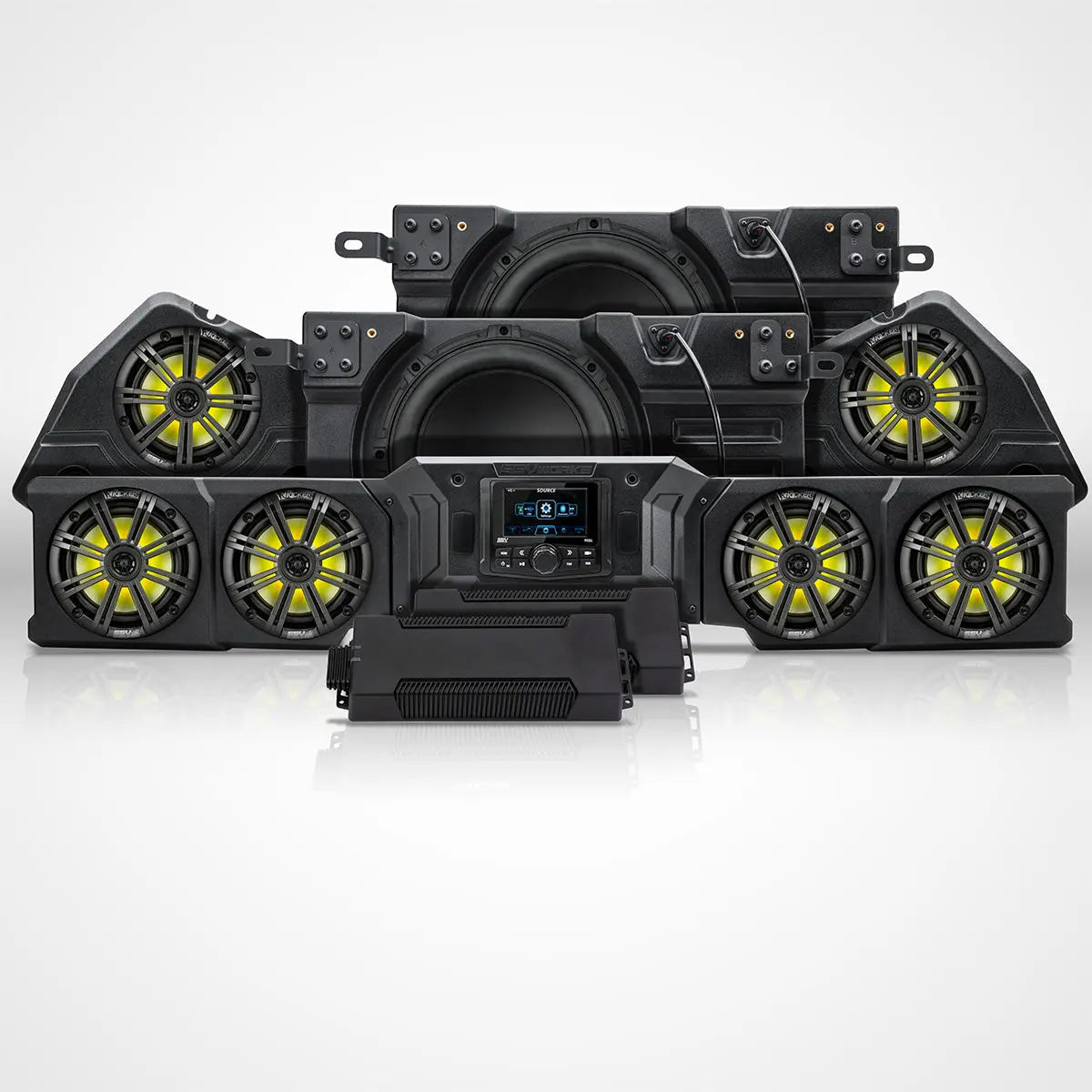 2026-Up CanAm Defender HD11 Phase-7 K-Spec 1,650watt 8-Speaker Audio Kit w/MRB4 SSV Works
