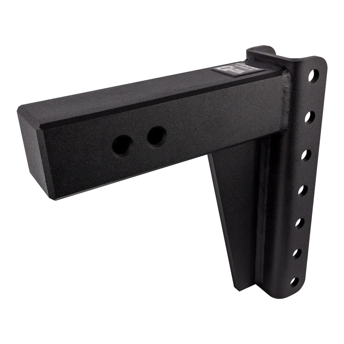 Bulletproof Heavy Duty 8” Drop/Rise Trailer Hitch 3" Box Steel Shank