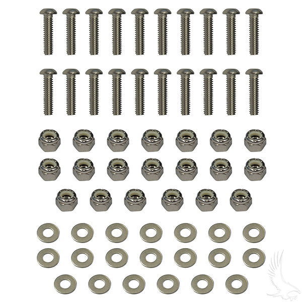 RHOX Stainless Steel Hardware Kit, Fender Flares