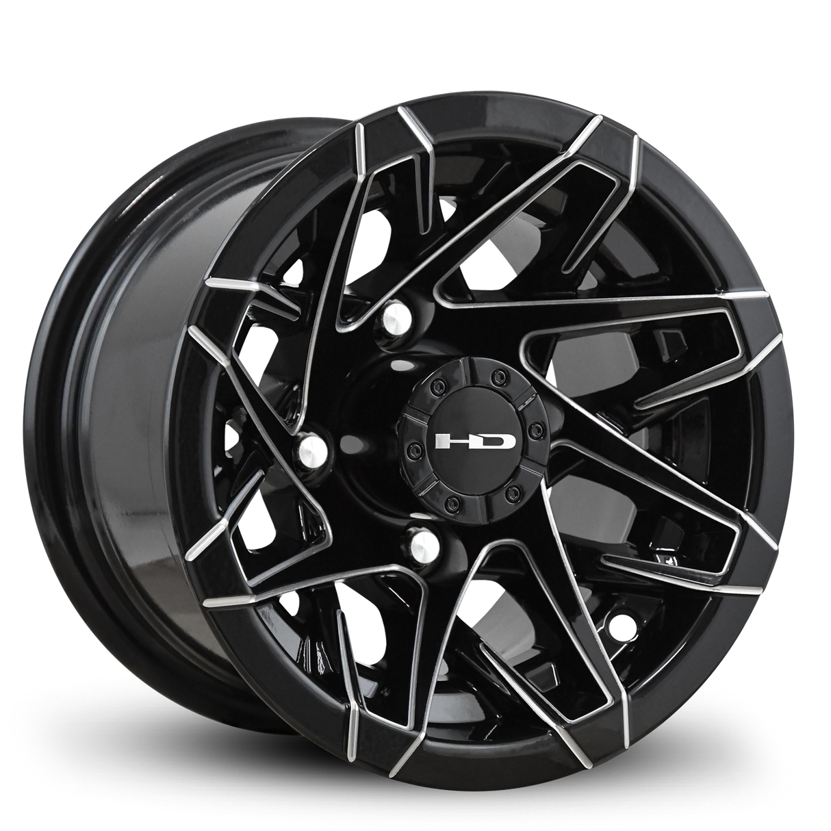 HD Golf Canyon 10x7 | -14 Offset Gloss Black/Milled Edge