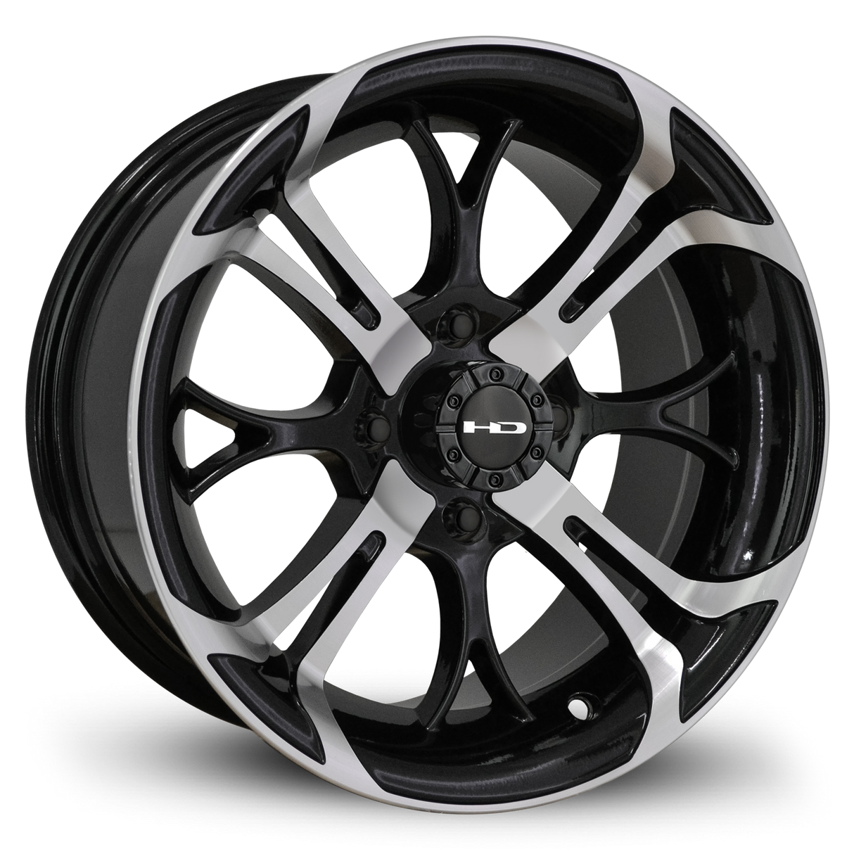 HD Golf Spinout 14x7 Gloss Black/Machined Face