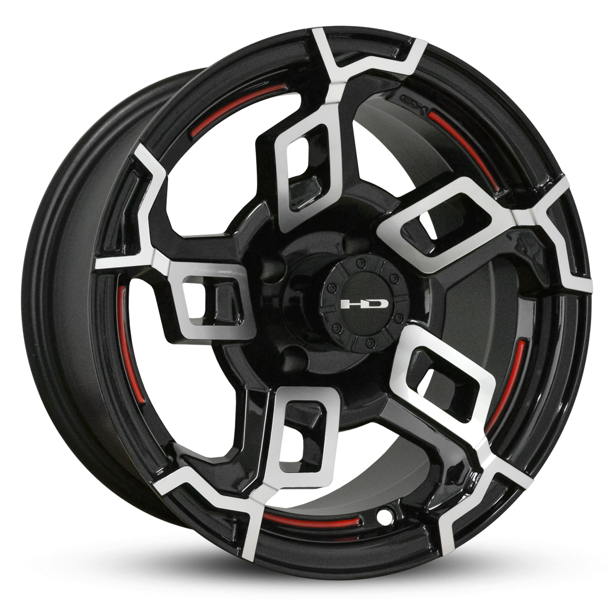 HD Golf Switch 14x7 Gloss Black/Mach Face&Redline