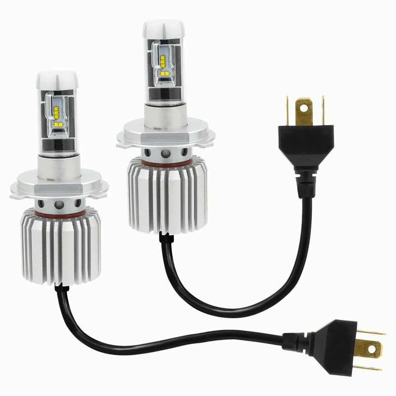 Heise HE-H4LED 50 Watts LED Headlight Replacement Kit (Pair) Heise