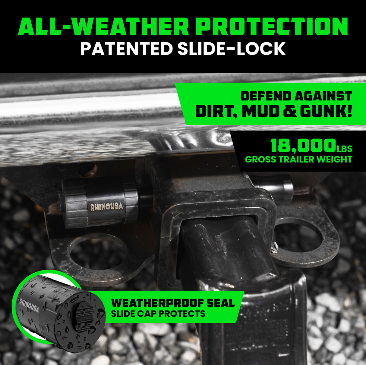 3" Locking Trailer Hitch Pin