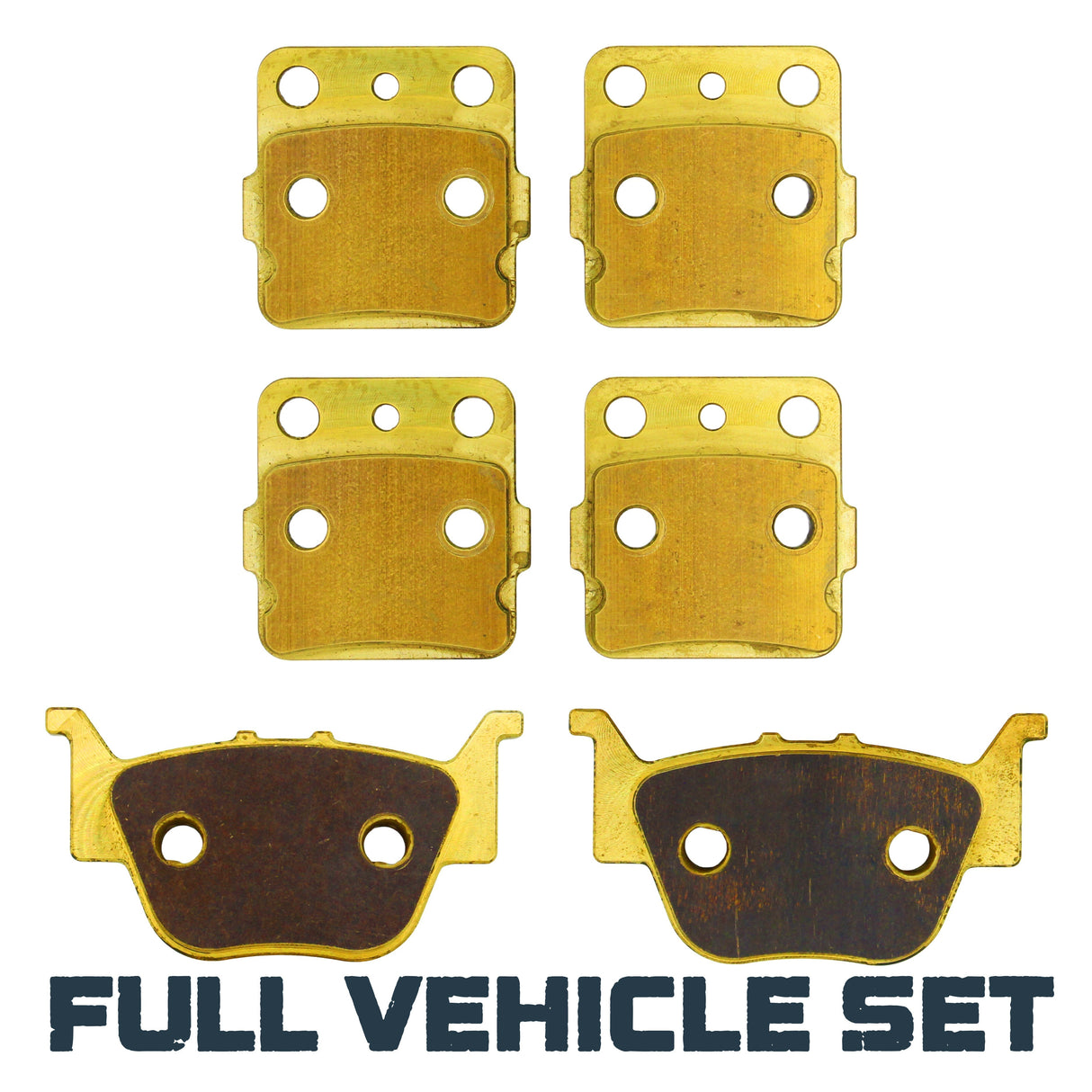 Honda Rancher/Foreman TRX420/TRX500/TRX520 2009-2026 Brass Brake Pad Set Traild