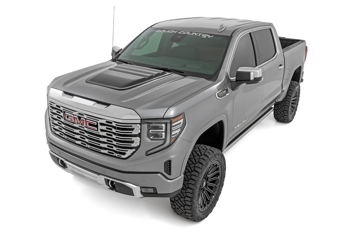 Hood Scoop GBA Black GMC Sierra 1500 2WD/4WD (2019-2026) Rough Country