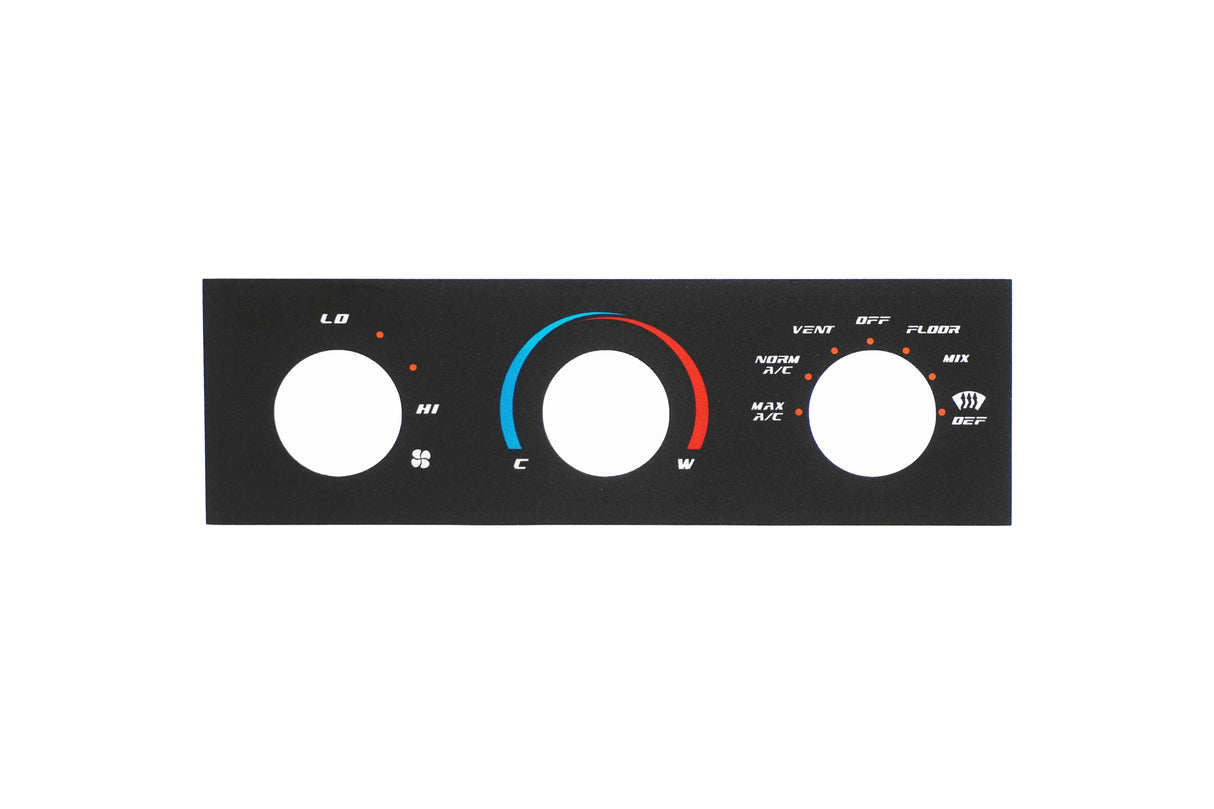 Cluster Faceplate Kit - XLT Sport - Diesel - 1992-1997 Ford F-Series Chinook Auto