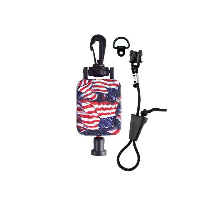 Hammerhead Gearkeeper CB Microphone Retractor Stars and Stripes MH9USA TekShack