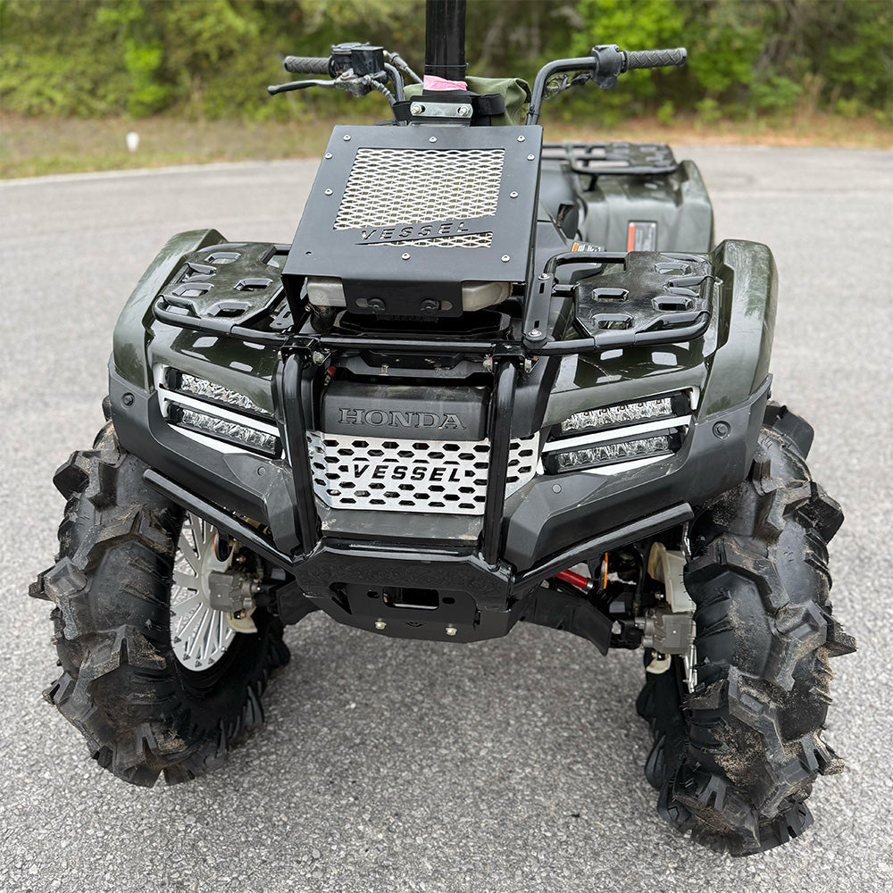 Dual Wide 8" LED Headlights for 2014+ Honda Rancher, Foreman, Rubicon Vessel Powersports