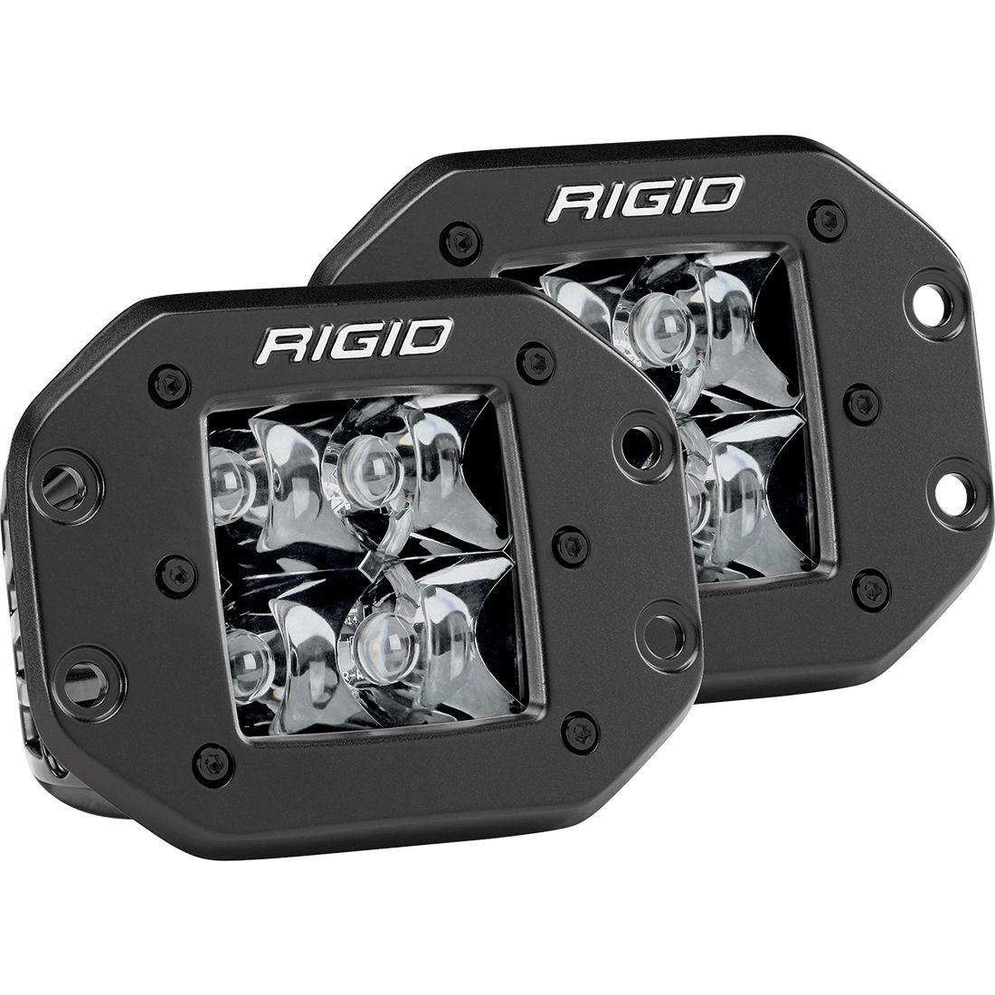 Rigid Industries D-SERIES PRO SPOT FM /2 MIDNIGHT Flush Mount
