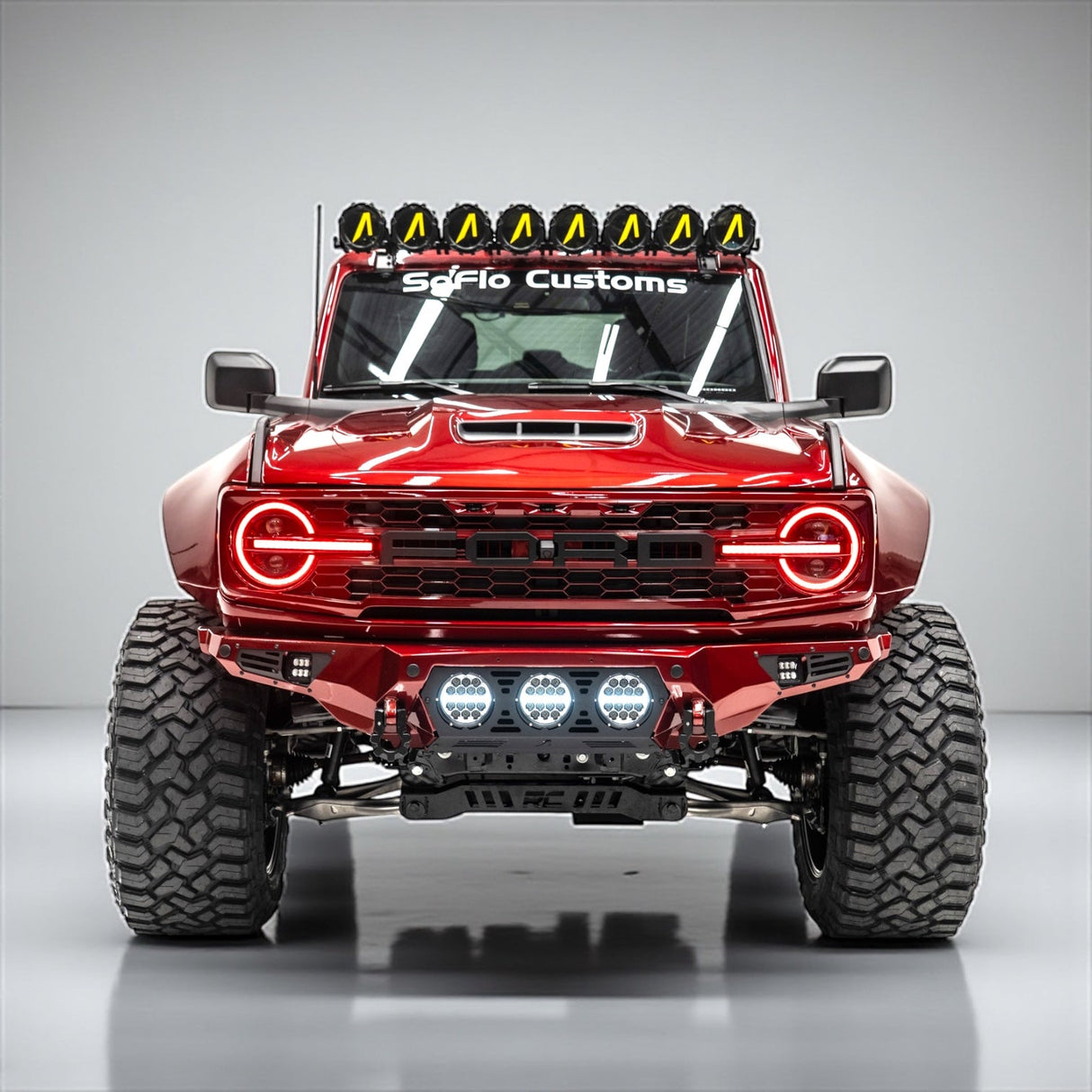 Ford Bronco Baja Front Bumper w/ Lights 2021-2026