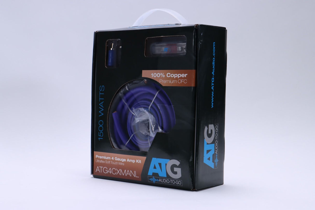 Premium 1500W 4 Gauge Amp Kit OFC
