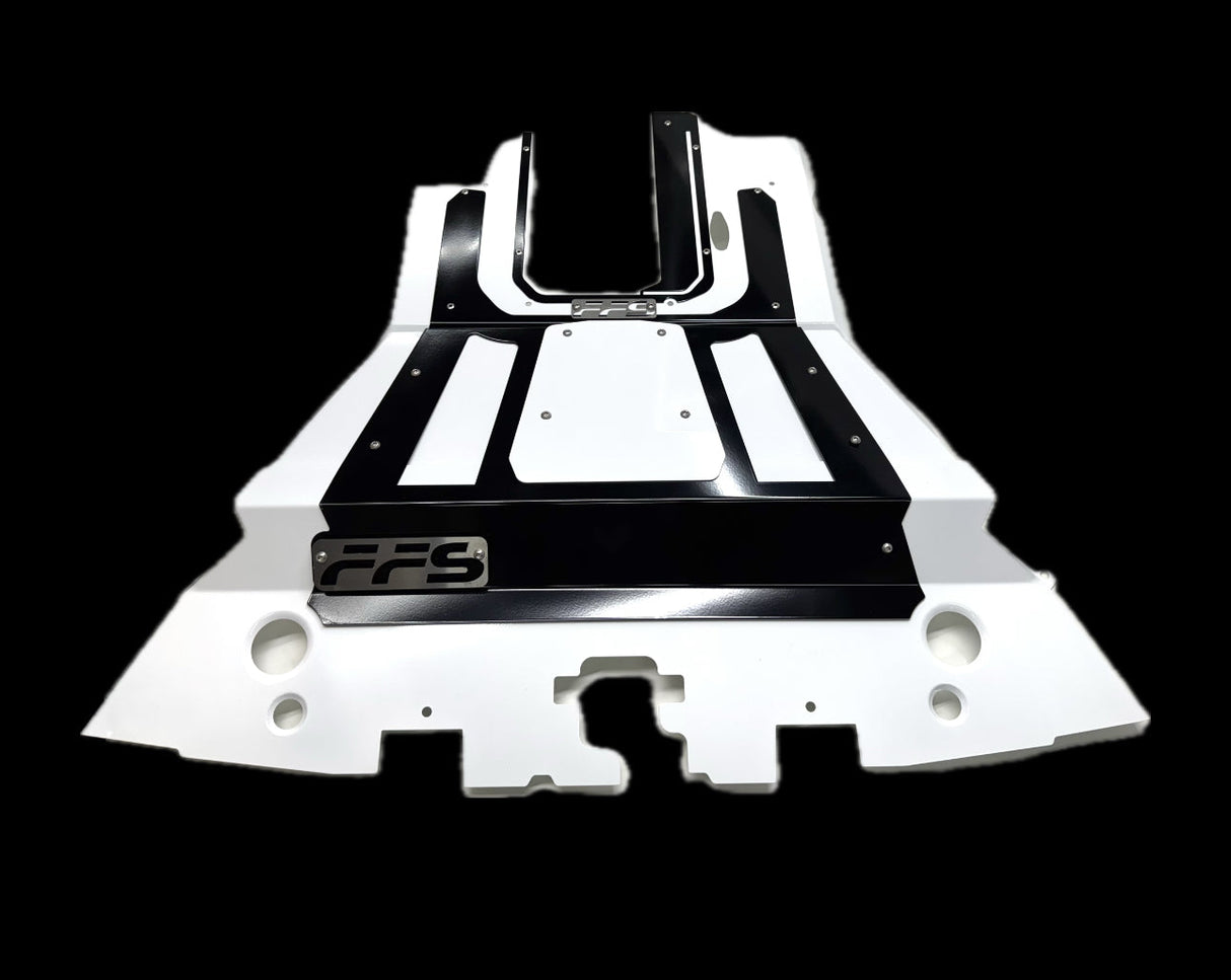 ‘10-18 Ram Engine /Radiator Cover Combo Double Overlay 4th Gen Diesel Far From Stock