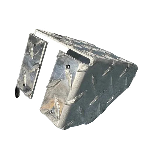 Diamond Plate 1/2 Inch Hole For Pickup Trucks & Jeeps, Box Mount for CB Radio Antenna TekShack