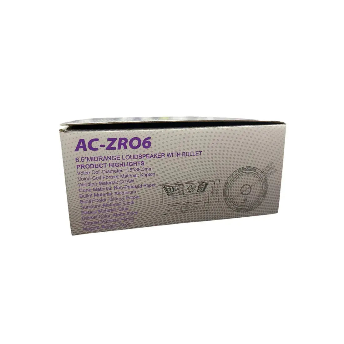 Audio Xtreme Code Speaker Rack Combo (4) AC-ZR06 6.5" (1 Pair) AC-25x