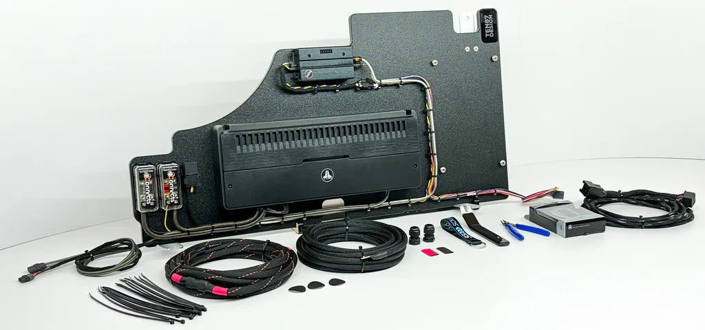Underseat >>> Ten87 Design Quad 6.5-inch Hand-Crafted Subwoofer Package with Pre-Tuned Amplifier