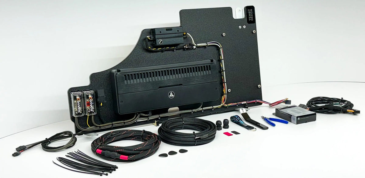 JL Audio Loaded Subwoofer 1000wrms Amplifier Rack for Ford F-Series Vehicles (All Factory Systems including B&O Unleashed)