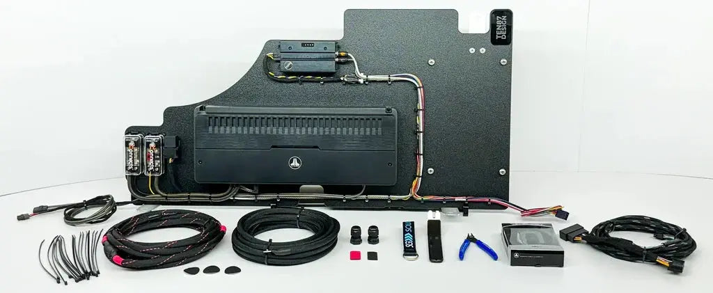 Underseat >>> Ten87 Design Quad 6.5-inch Hand-Crafted Subwoofer Package with Pre-Tuned Amplifier