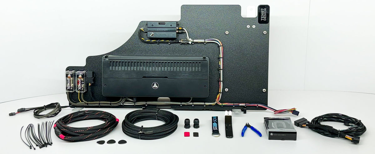 Underseat >>> JL Audio TW3 Three 10-inch Hand-Crafted Subwoofer Package with Pre-Tuned Amplifier