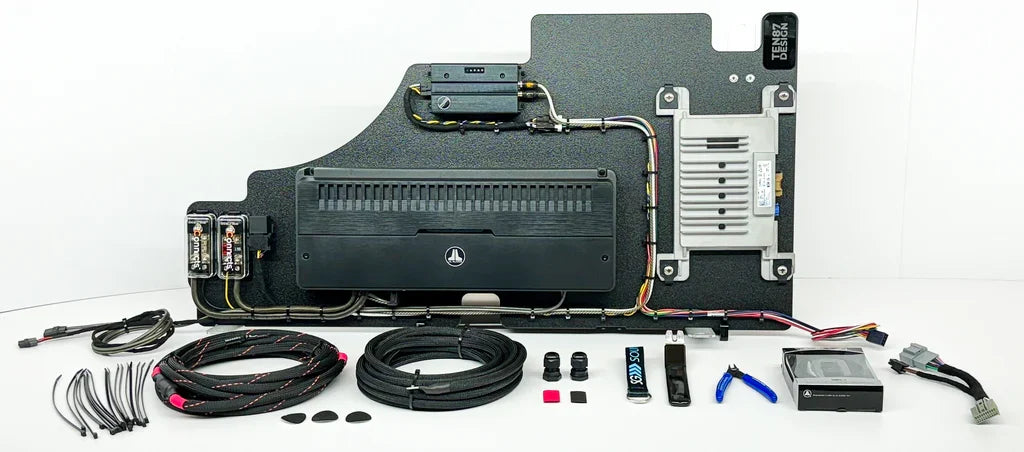 Underseat >>> JL Audio Dual 12-inch Subwoofer Enclosure with Loaded Amplifier Rack Sounds Good Stereo