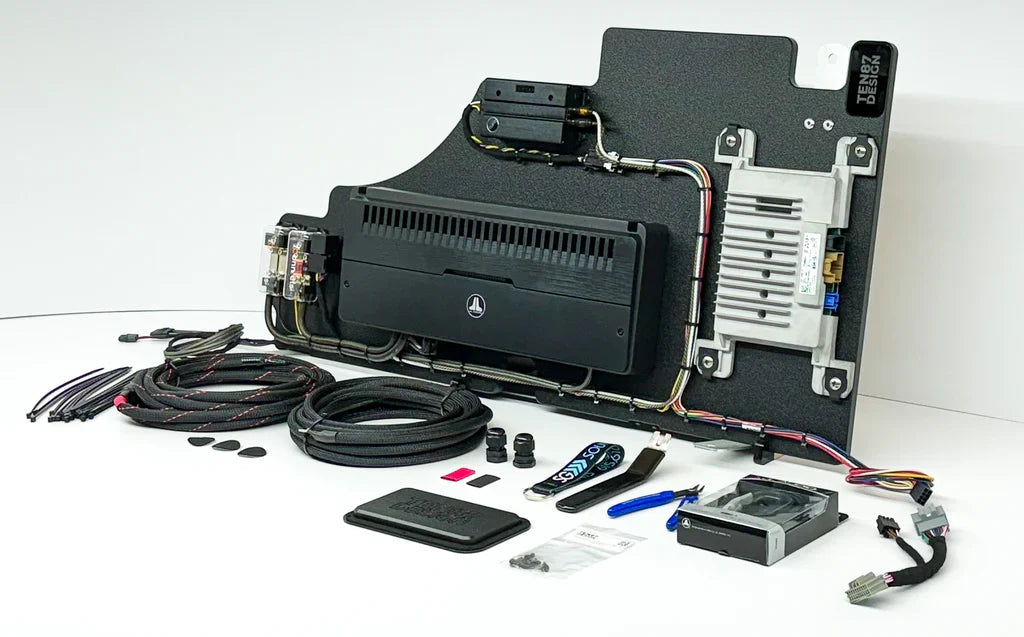 Underseat >>> JL Audio Dual 12-inch Subwoofer Enclosure with Loaded Amplifier Rack Sounds Good Stereo