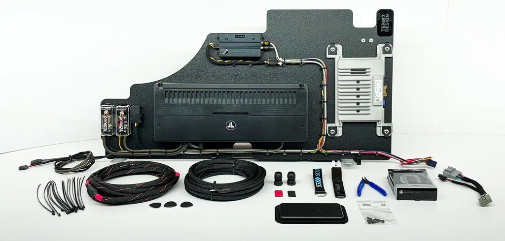Underseat >>> JL Audio TW3 Three 10-inch Hand-Crafted Subwoofer Package with Pre-Tuned Amplifier