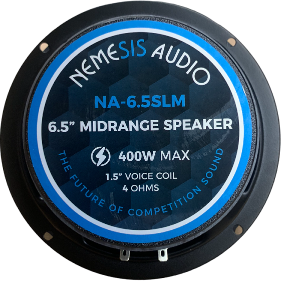 Nemesis Audio NA-6.5SLM 6.5" 200W Bullet Midrange Speaker 4-Ohm (Single) Nemesis Audio