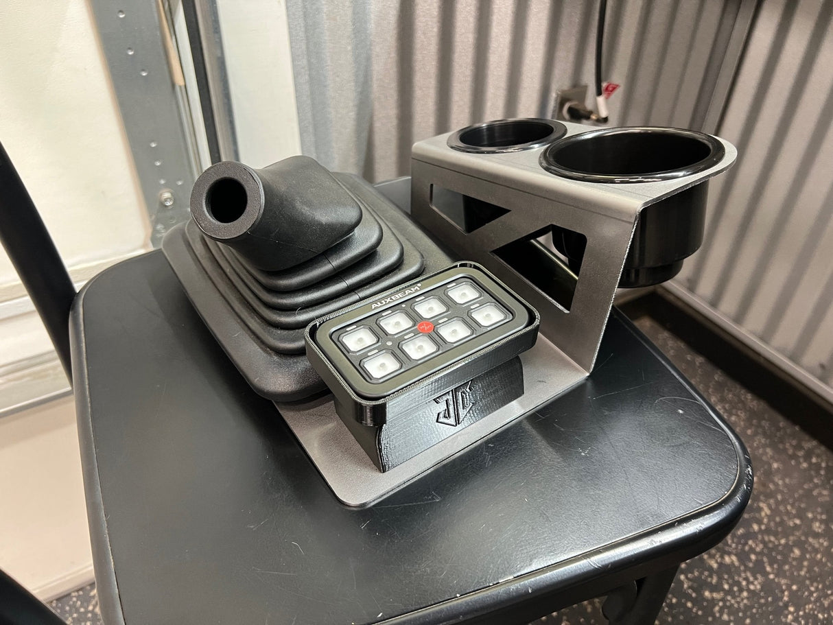 JC Customs Shifter Mounted Cup Holder - 1973-2004 Ford F-Series & Bronco JC Customs