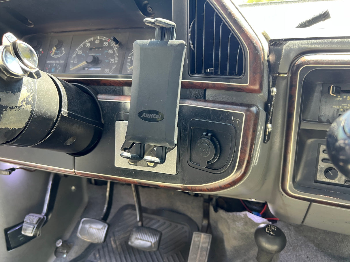 JC Customs Ford Bricknose Cell Phone Mount - 1987-1991 Ford F-Series & Bronco JC Customs