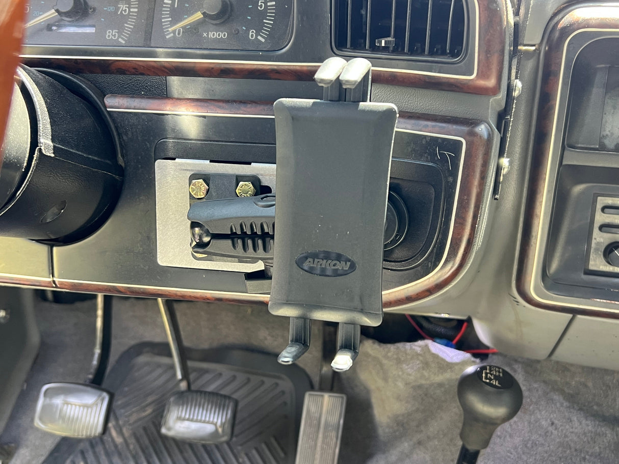 JC Customs Ford Bricknose Cell Phone Mount - 1987-1991 Ford F-Series & Bronco JC Customs