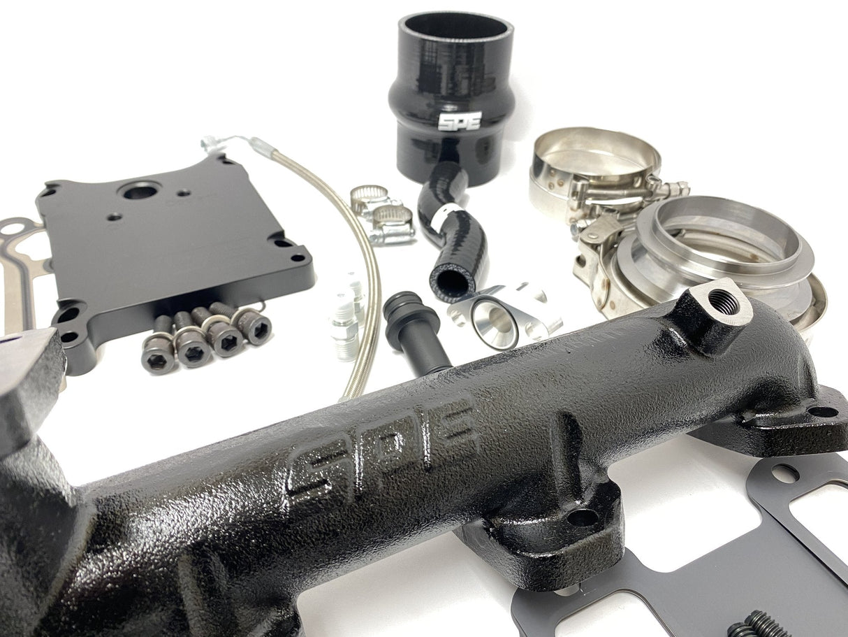 SPE Motorsport 2020+ 6.7L Powerstroke Emperor Turbo & Intake Piping Kit Ultimate Turbo System Bundle