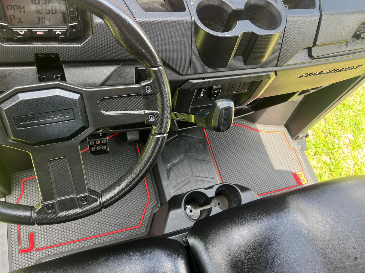 Polaris Ranger 1000XP Custom Floor Mats 2D/4D Southern Xtreme Sounds