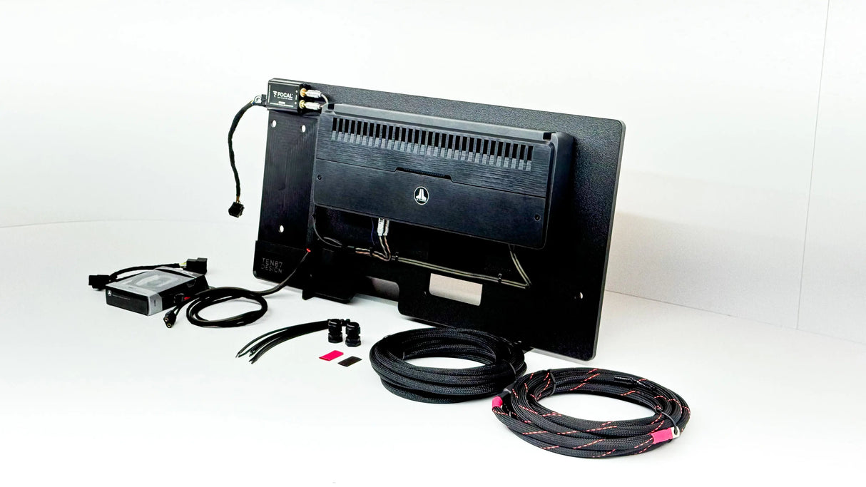 JL Audio Loaded Subwoofer 1000wrms Amplifier Rack for 2019+ GMC/Chevy BOSE Trucks Sounds Good Stereo