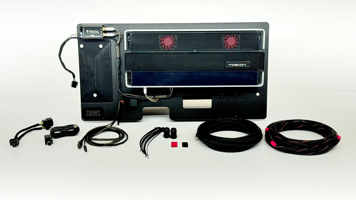 Flagship Underseat >>> Focal Utopia Series Dual 10-inch Hand-Crafted Subwoofer Package with Pre-Tuned Amplifier