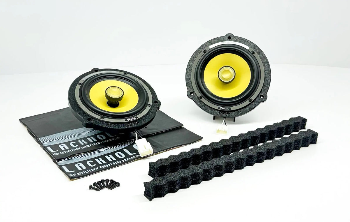 Plug & Play Focal K2 EVO 3-Way Speaker Kit Upgrade Package for 2015-2020 F-150 and 2017-2022 SuperDuty