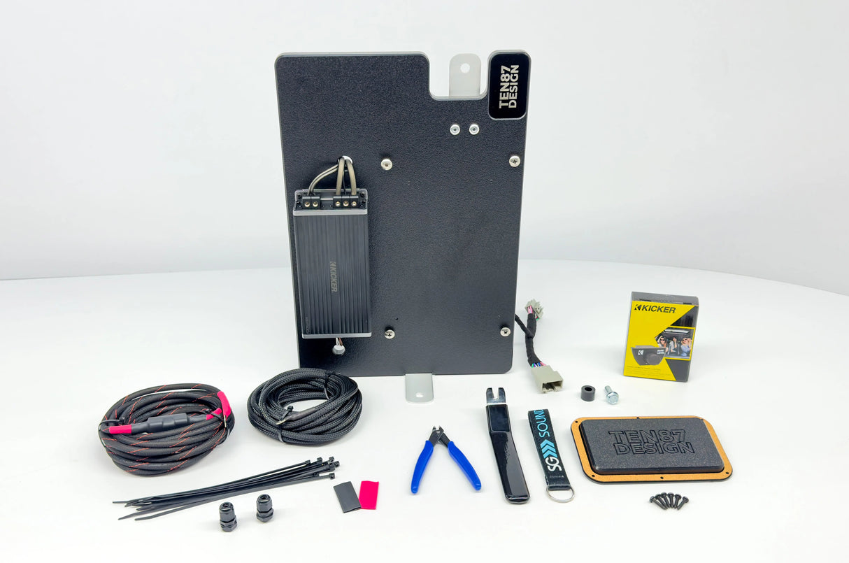 Kicker Key 500 Loaded Amplifier Rack for Ford F-Series Vehicles (All Factory Systems including B&O Unleashed) Sounds Good Stereo