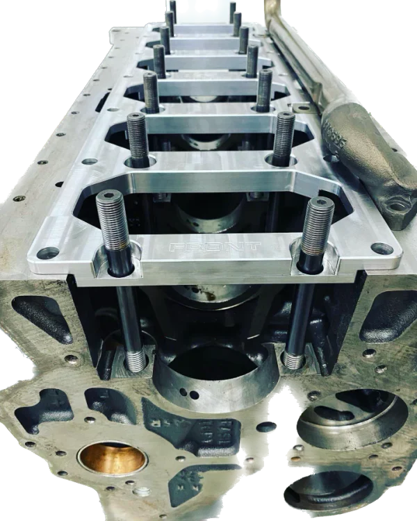 2003+ Cummins 5.9L/6.7L Apex 12mm Billet Steel Drop-In Girdle w/ ARP Studs (PN-ADG12)