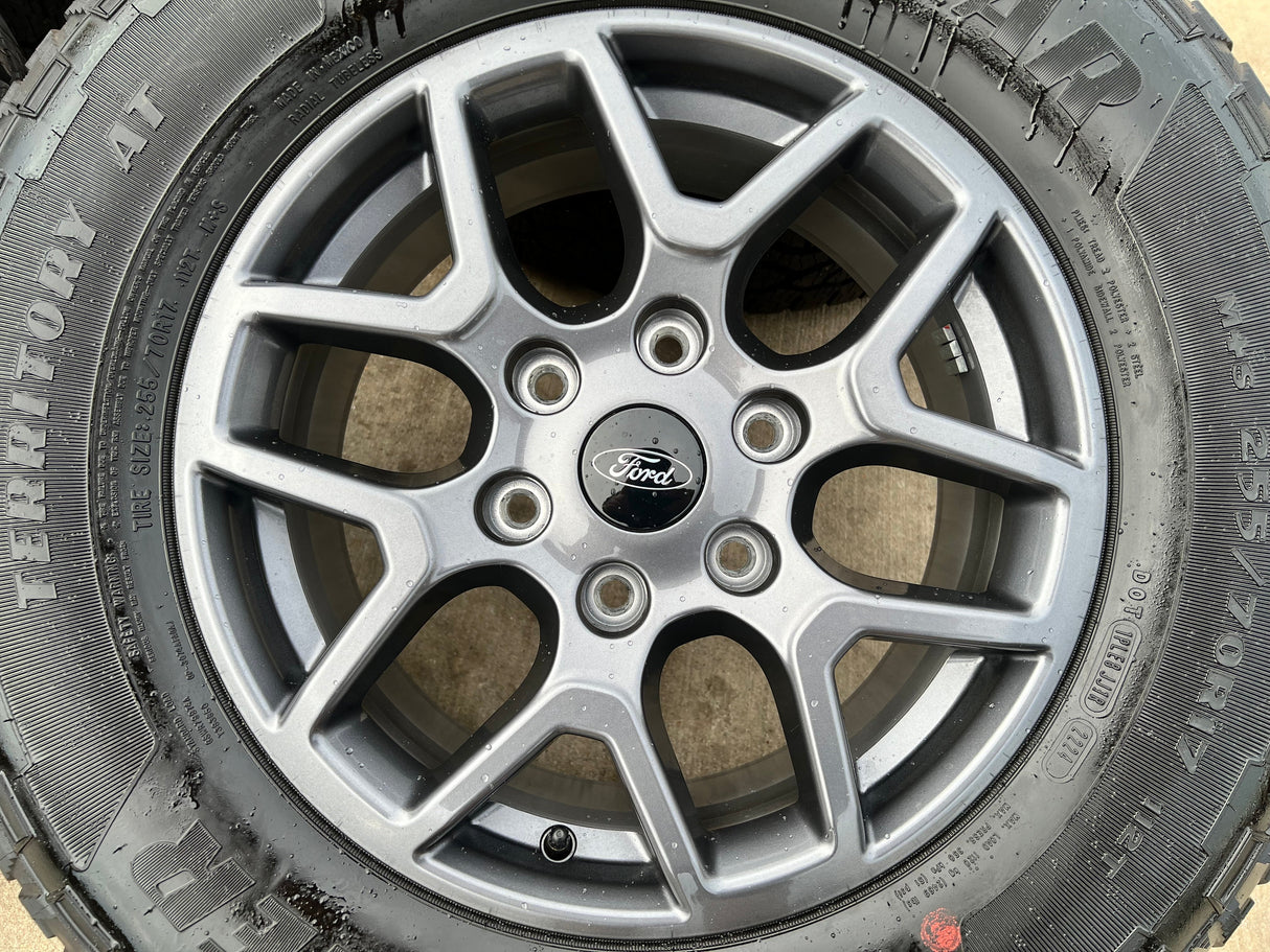 17" Ford Ranger OEM rims wheels tires Bronco N1WZ1007V 2023 2024 2025 2026 NEW Texas Truck Tire
