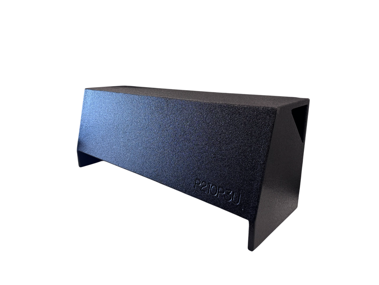 Dual 8" Third Row SUV Subwoofer Box Down Fire Ported Moon Car Stereo