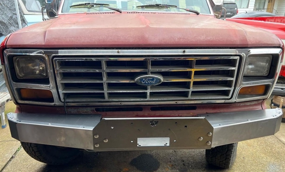 Engineered Vintage 'GOAT' winch bumper - 1967-1979 Ford F-Series Engineered Vintage LLC