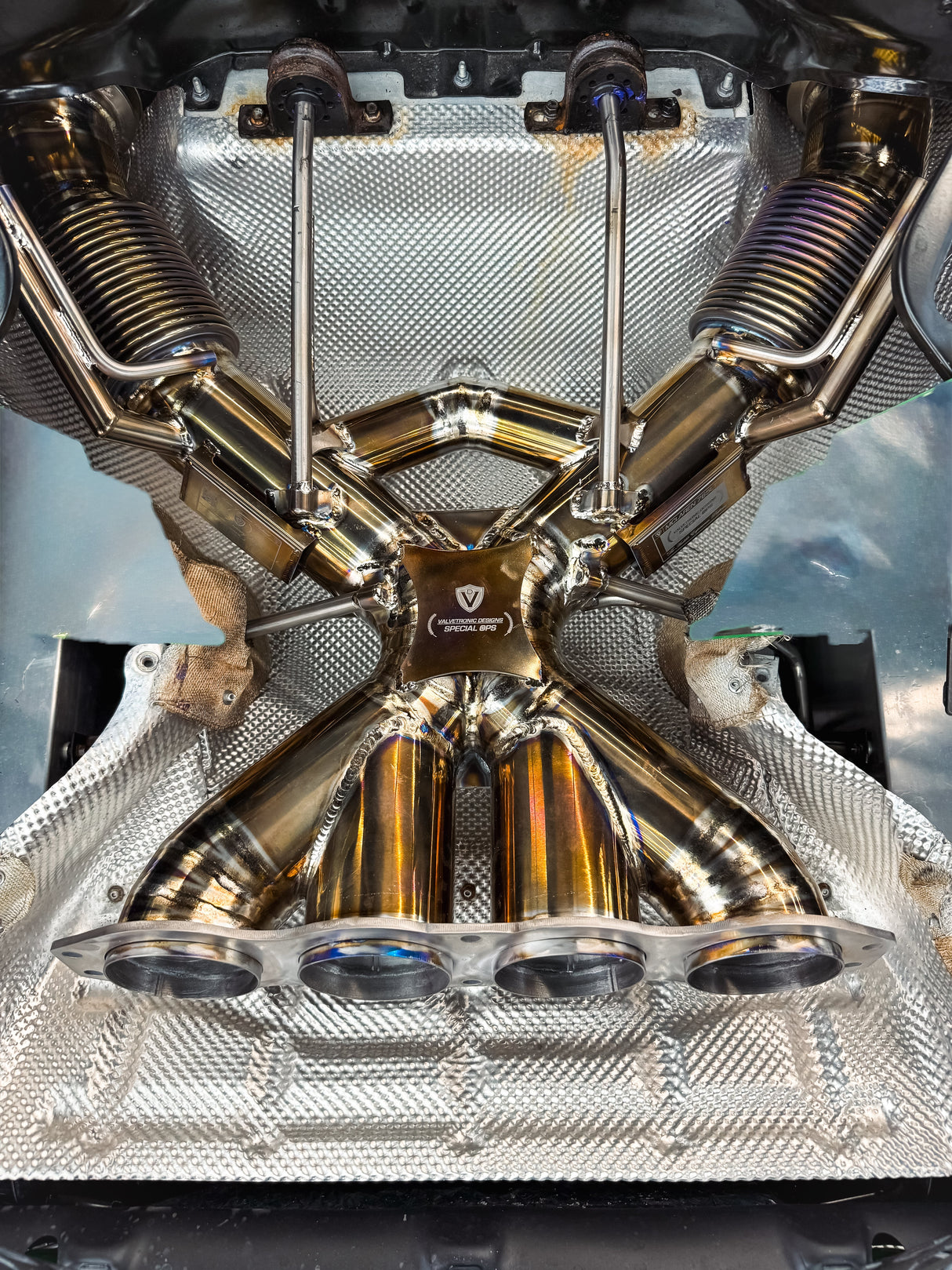 Mclaren 765LT F1 Race Exhaust System Valvetronic Designs