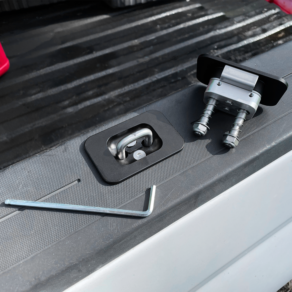 2001-2013 Chevrolet Silverado 3500HD Premium Raised-Fit Retractable Truck Bed Tie Down Anchors