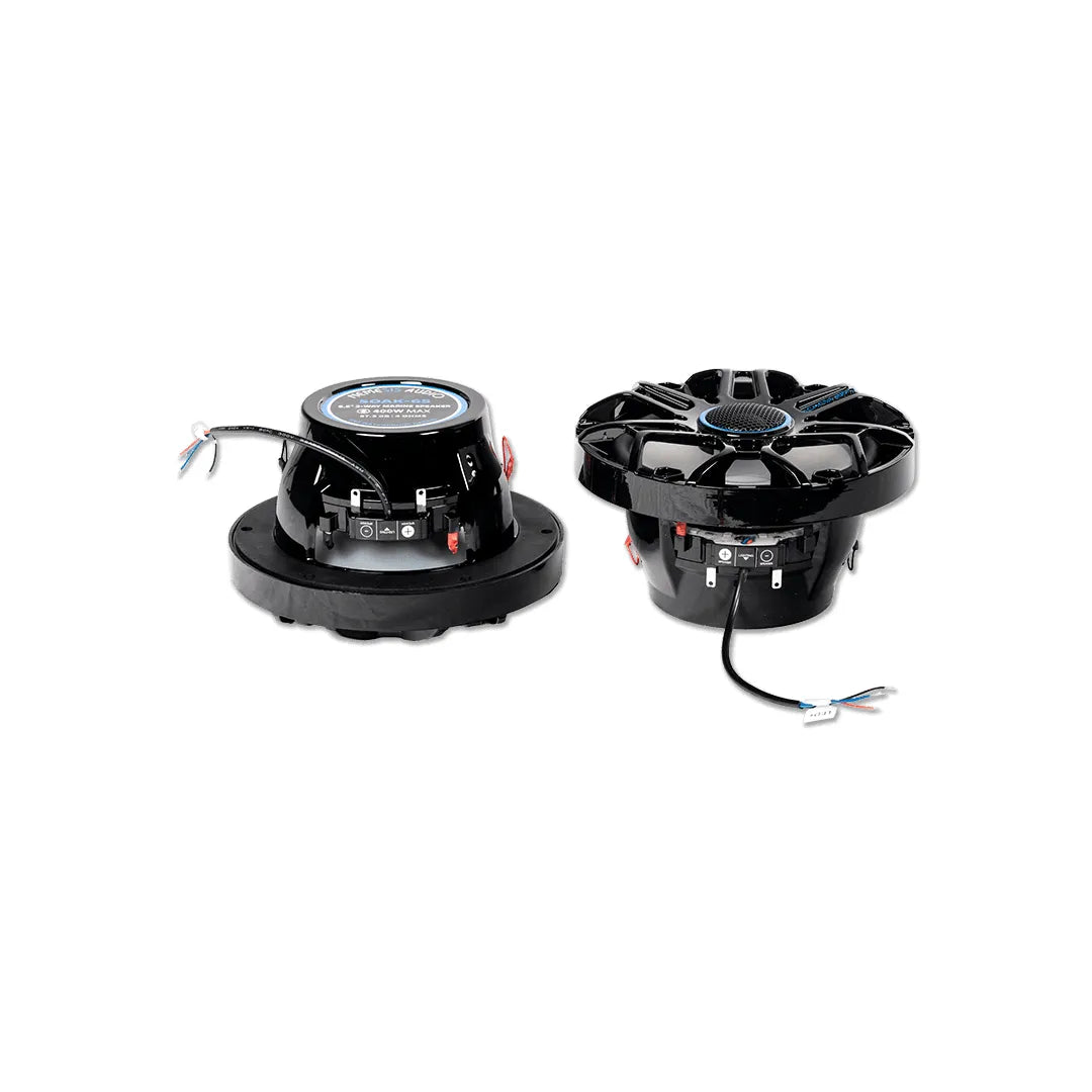 Nemesis Audio SOAK-65 6.5" Marine Speakers w/ RGB Lighting (Pair)