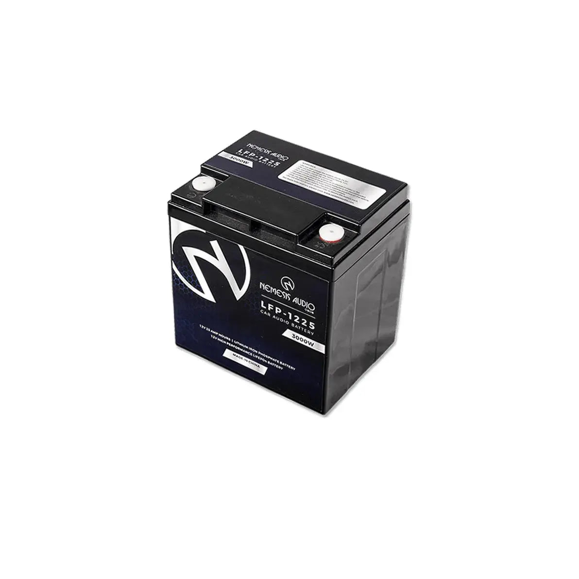 Nemesis Audio LFP-1225 3000W 12V 25Ah LiFePO4 Lithium Battery